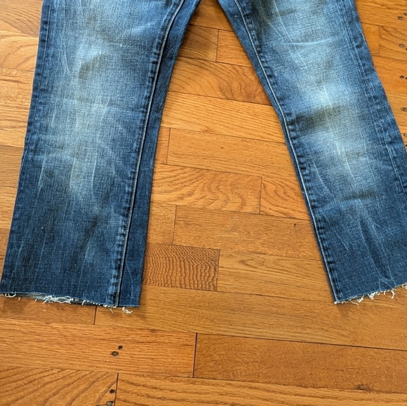John Varvatos Distressed Ankle Jeans - Picture 2 of 6